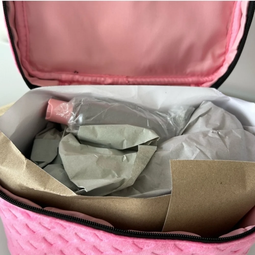 💞▪️Juicy Couture ▪️cosmetic Makeup Travel  toiletries train Case  organizer